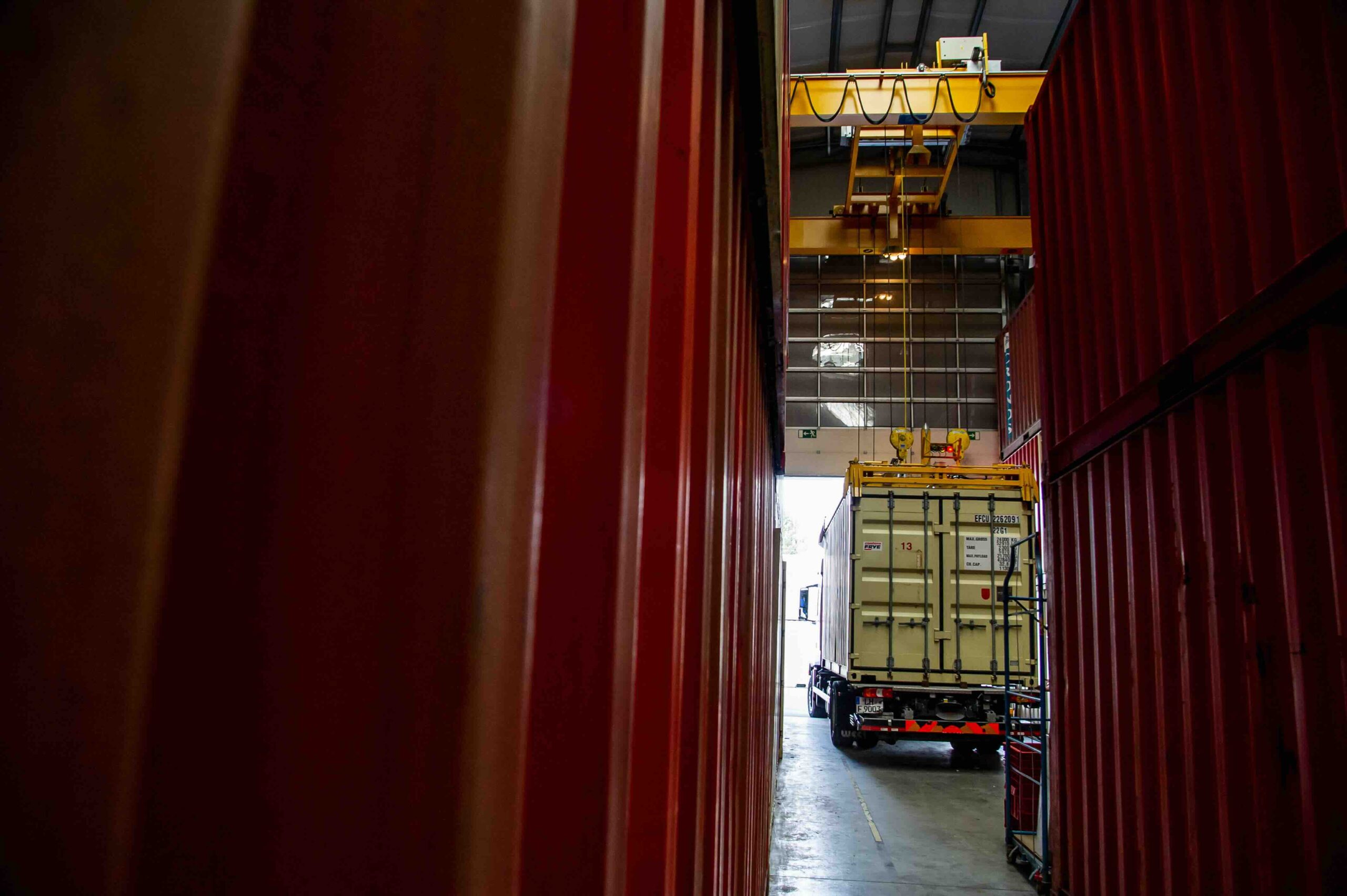 Containerlager bei Frye